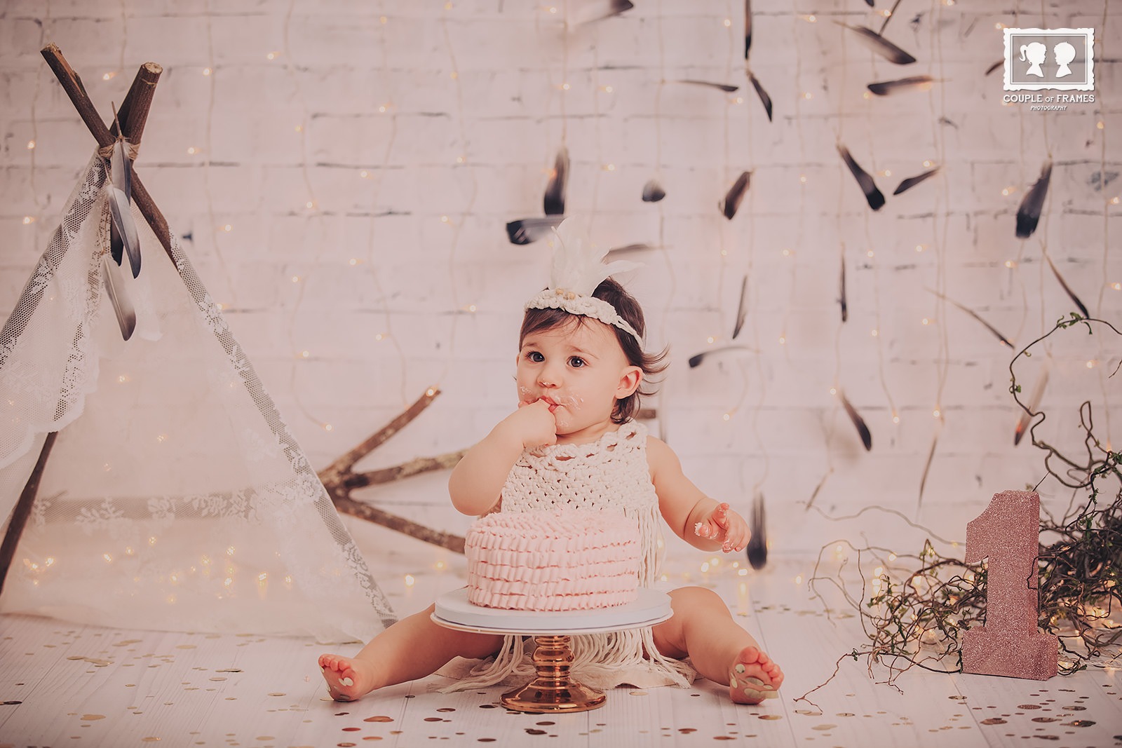 Smash the Cake — fotografia da Couple of Frames