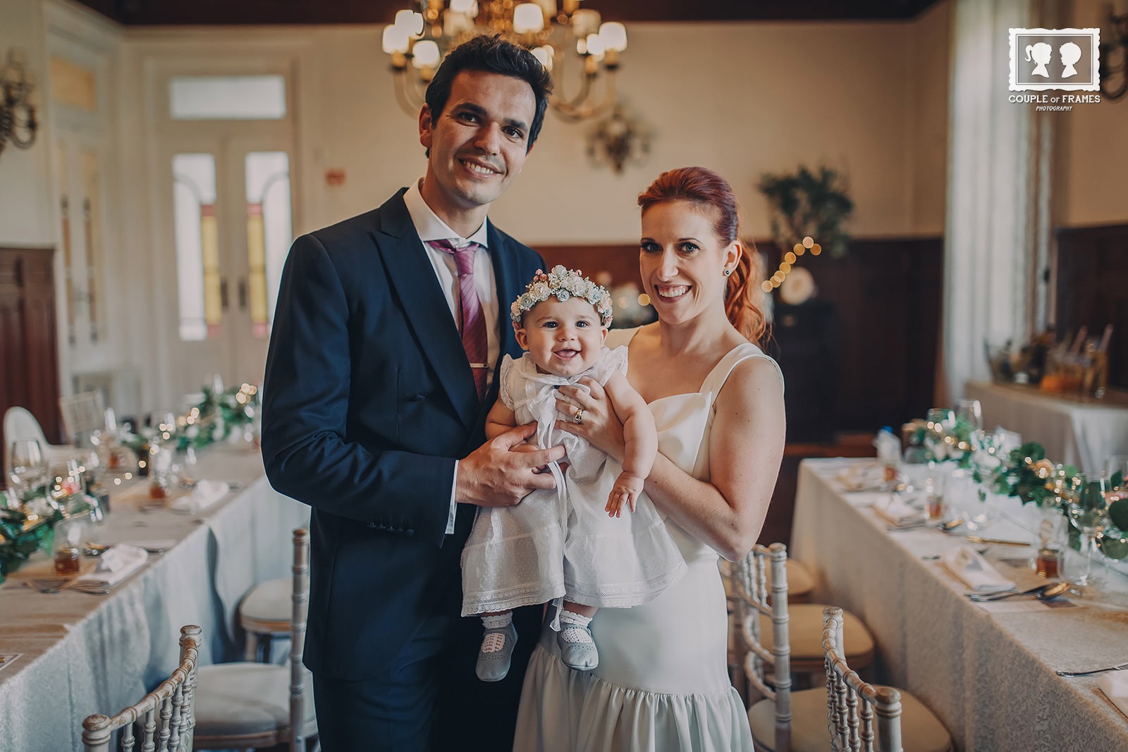 Fotografia de um dia de batizado em família
