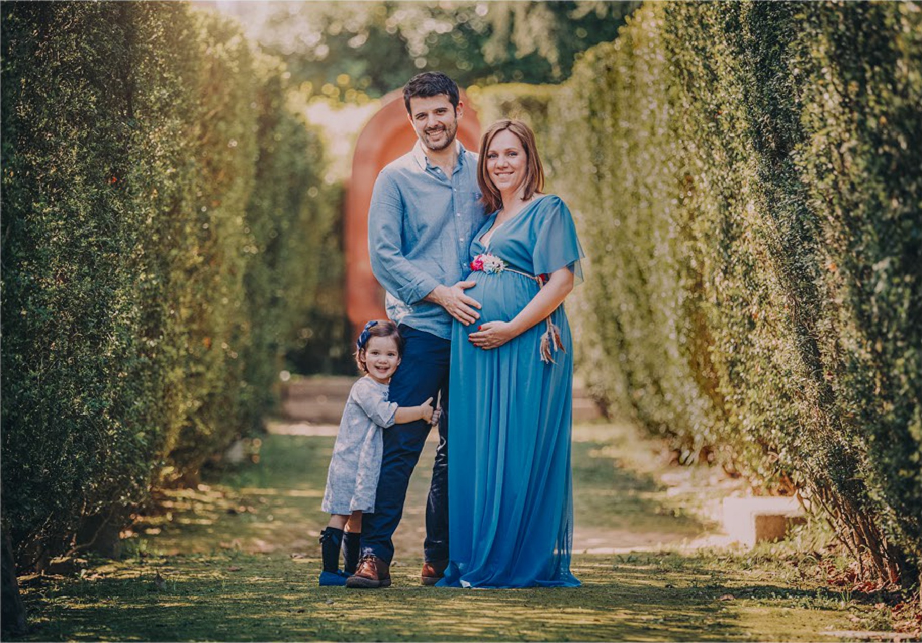 Família à espera de um novo bebé